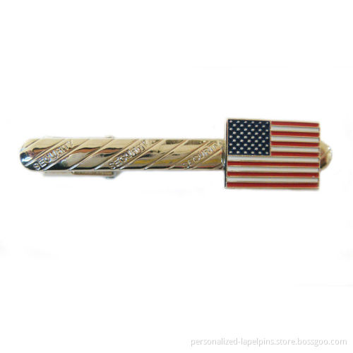Engraved And Soft Enamel Logo Cufflinks And Tie Clips For Gifts
